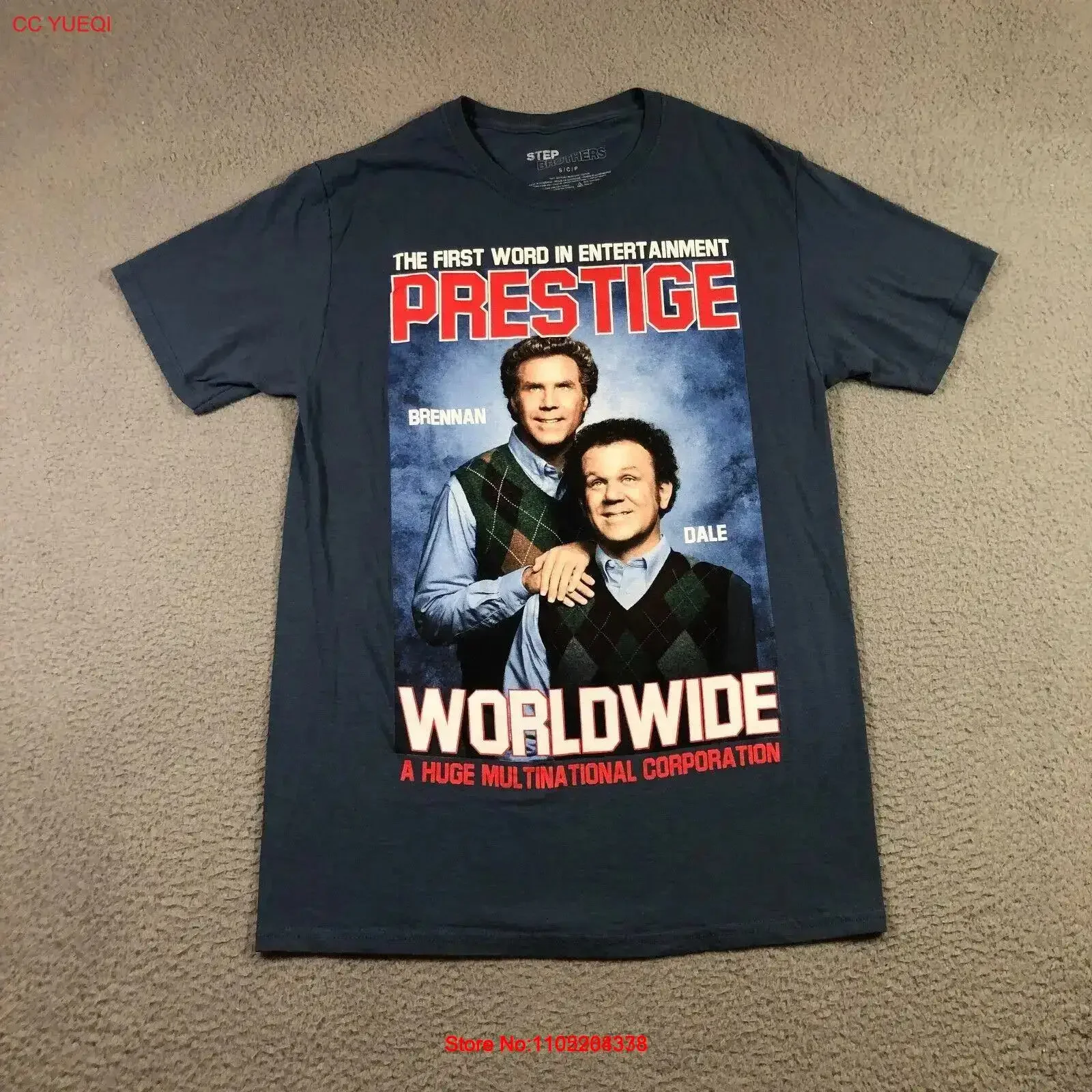 ستيب براذرز تي شيرت رجالي S رمادي لائحة الفيلم سوف الحلقية خمر غسلها امتدت الرسم بلوزة أنيقة لارتداء اليومي أوم