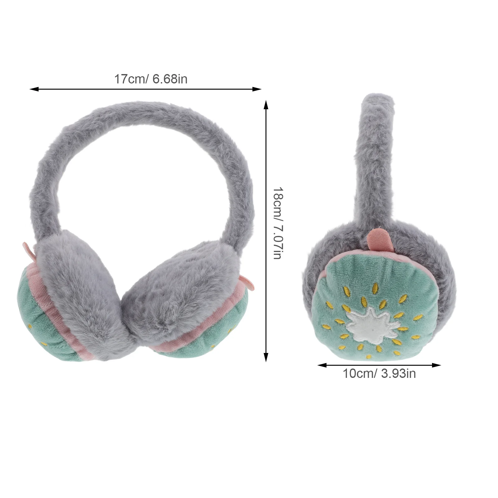 غطاء أذن شتوي لطيف - تصميم مطرز كرتوني رائع - عصابة رأس ناعمة دافئة للأذن للطقس البارد في الهواء الطلق #5