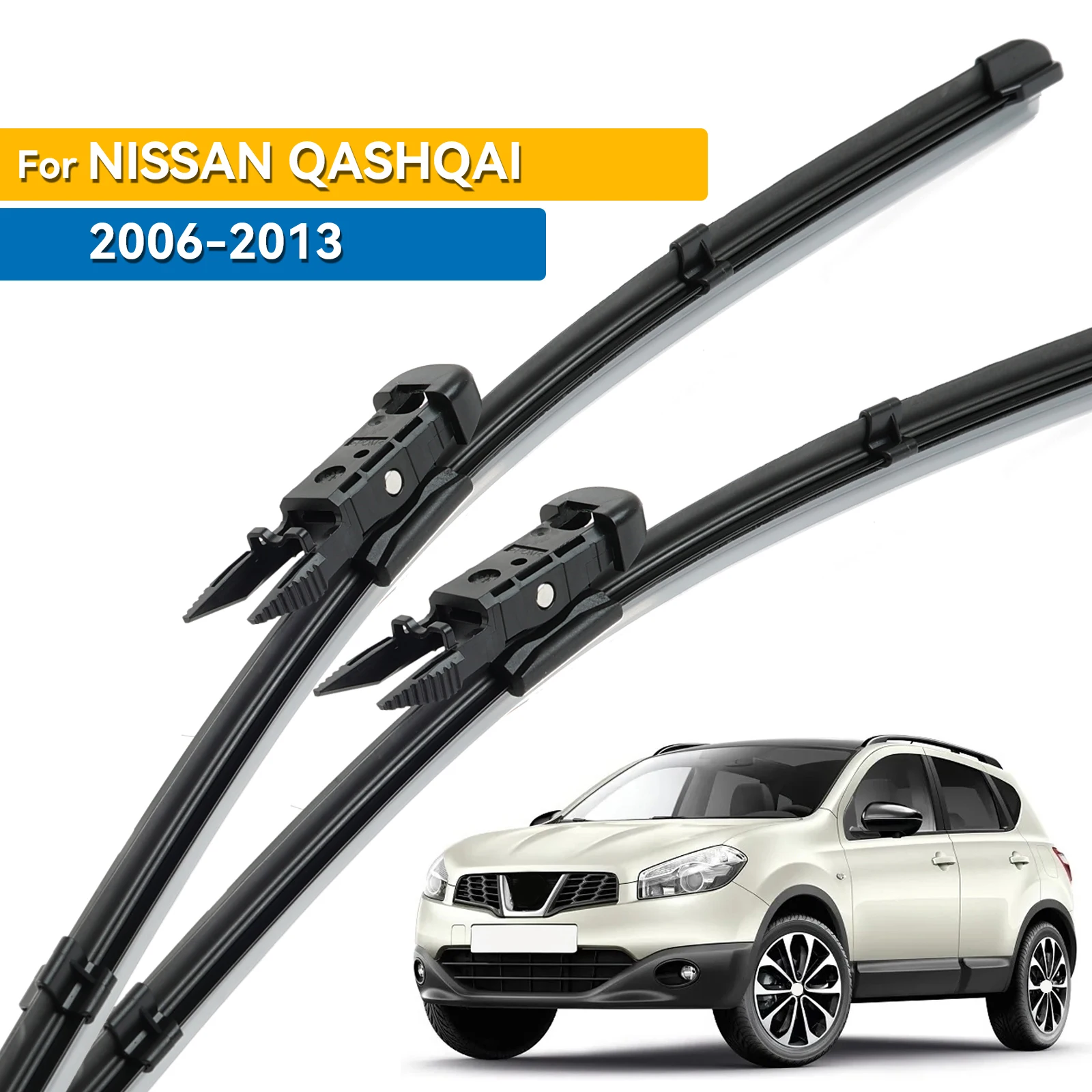 

Erick's Wiper LHD Front Wiper Blades For Nissan Qashqai +2 Dualis J10 2006 - 2013 Windshield Windscreen Car Rain Brush 24"+16"
