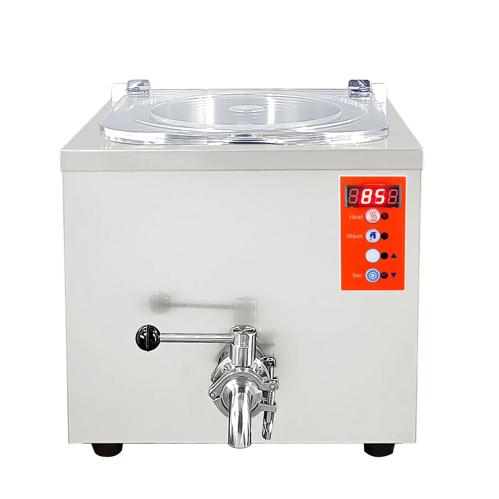 MIni Desktop Milk Gelato Ice Cream 60 to 85 Degree Pasteurization Pasteurizer Machine with Ratary Mixer
