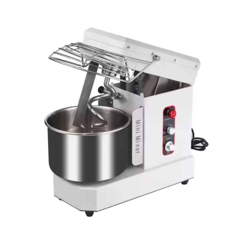 Commercial 10L Electric Flour Mixer Machine For Household New For Bread Dough Spiral Bakery Pizza Bread Cake Food Preparation