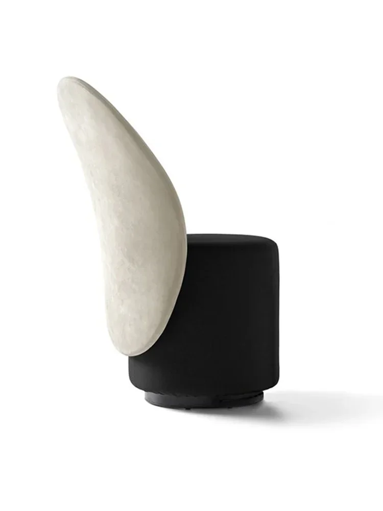 Italian Light Luxury Dressing Stool Modern Simple Rotating Makeup Stool Small Apartment Living Room Bedroom Small round Stool