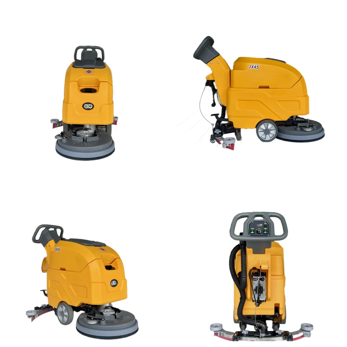 Customized Popular Automatic Walk Behind Commercial Scrubber Floor Washing Machine Marble Granite Floor Cleaning Machine