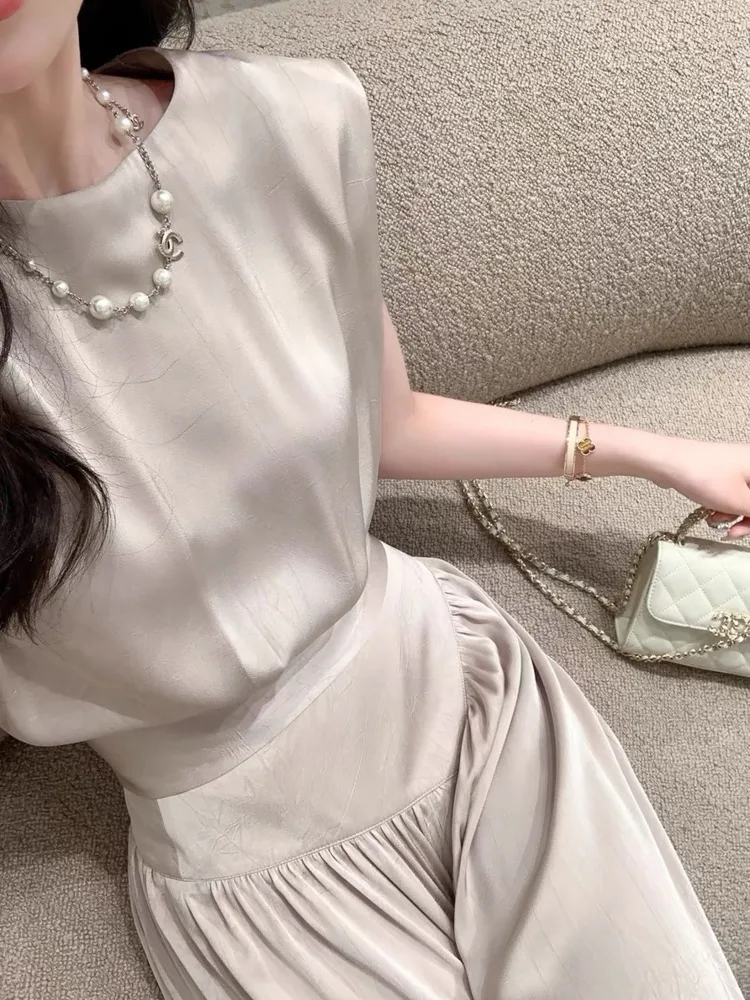 2024 summer Fashion Casual Two Piece Set Women blouse+ wide leg pant Sets 2 Piece Sets Women Outfit conjuntos femininos elegante