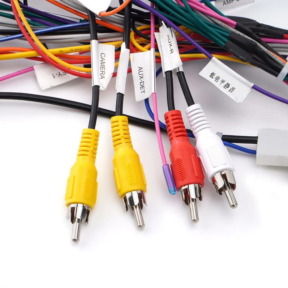 Car Stereo Radio Power Harness Canbus Box Wired Harness Adapter Power Cable Connector for Toyọta Cruiser Prado 2010-2020