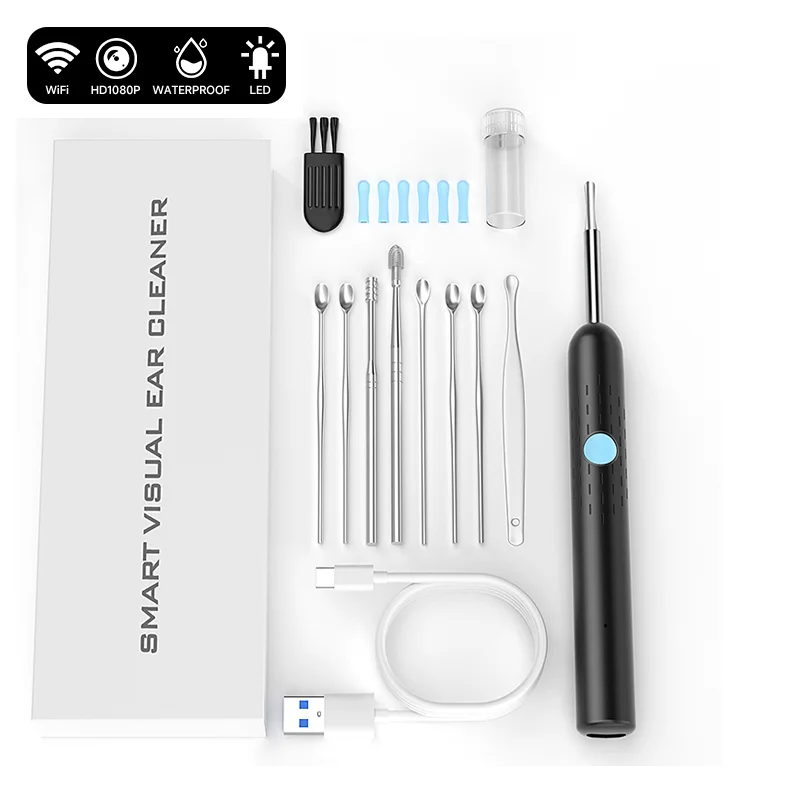 

4.2MM Mini Otoscope Camera WIFI Wireless Endoscope Visual Ear Wax Cleaning Portable HD Otoscope For iphone xiaomi huawei