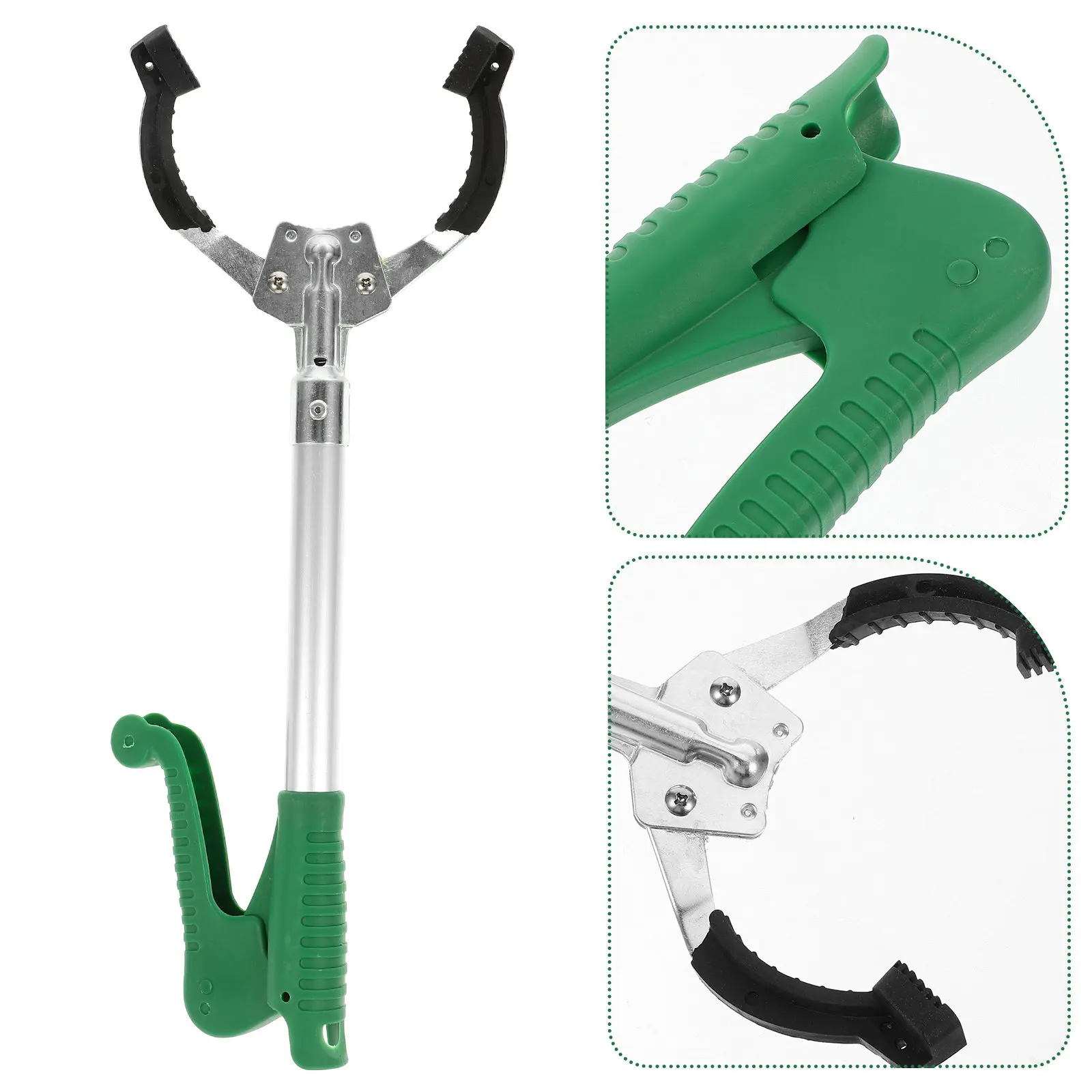 

40Cm Aluminum Grabber Reacher Tool Extended Reach Aid for Back Pain Relief Seniors Mobility Assistance Trash Picker Stick