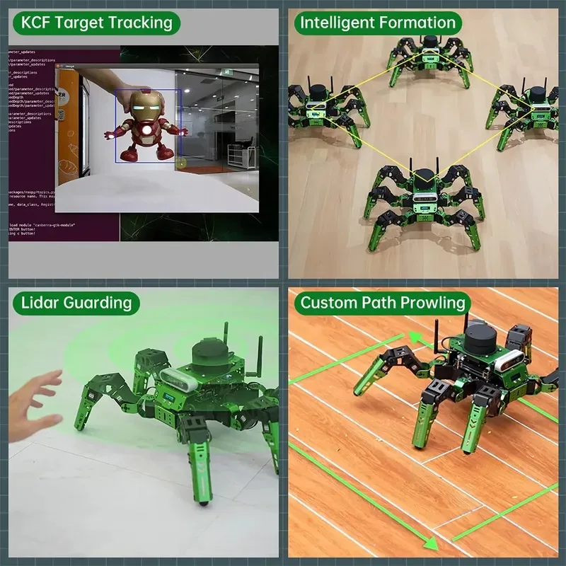 Hot Sale Hiwonder Ros AI Interactive JetHexa with AI Vision Navigation Support MedidPipe Machine Learning