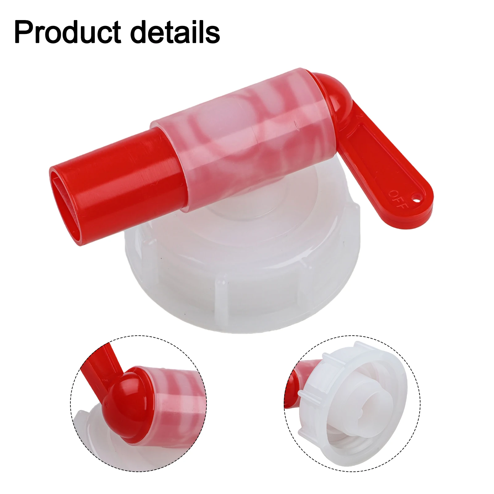 Plastic DN51 51mm Faucet Compatible with 5 Liter Tanks for Plant Nutrient Solution Dispensing and Liquid Management Applications