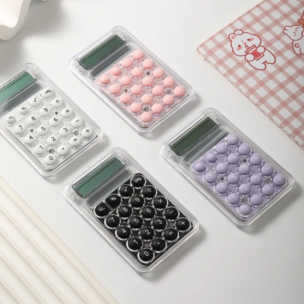 Multifunctional Calculator High Quality ABS Stationery Electronic Calculator Learning Supplies Mini Candy Color Calculator