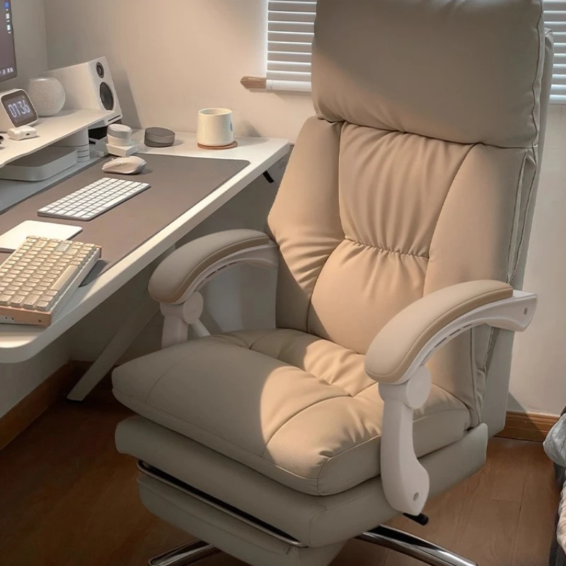 صالة صالون غرفة نوم كرسي مكتب كسول أبيض دراسة كرسي مكتب كرسي فاخر لهجة كرسي أثاث المكاتب