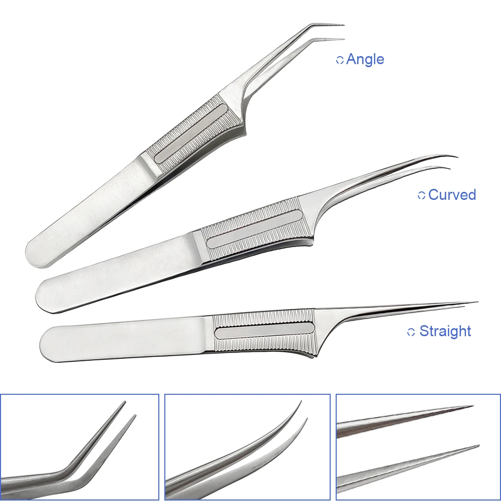 

Fue Hair Transplant Tweezer Stainless Steel Forceps Surgery Instruments