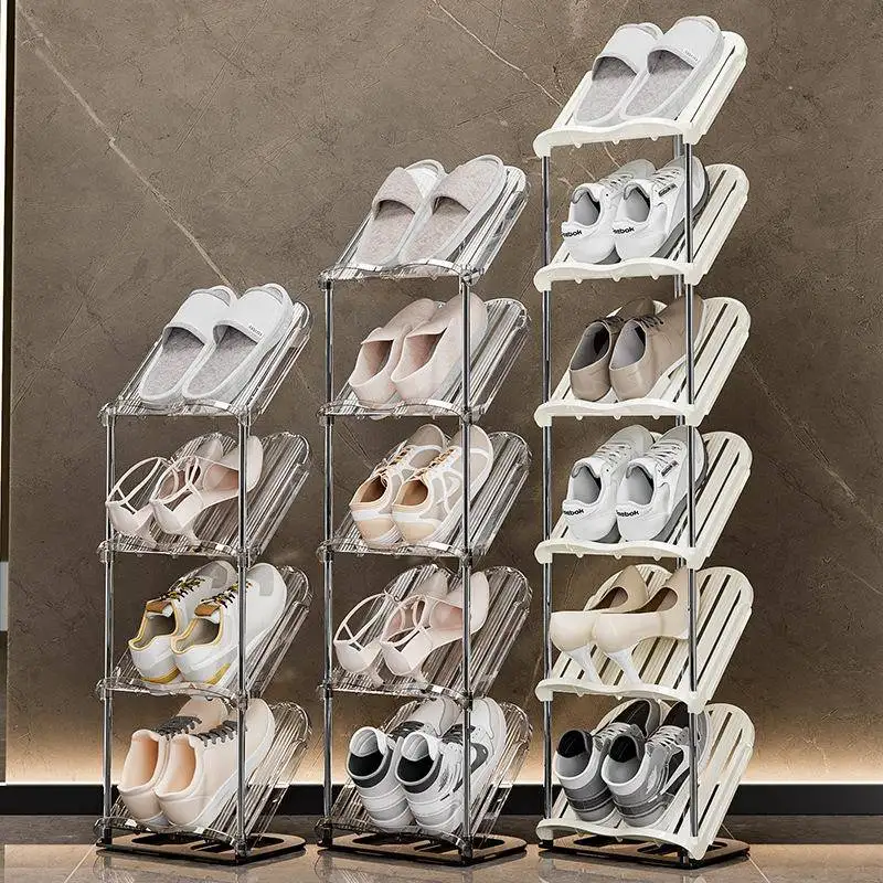 home-use-multi-layer-luxury-stainless-steel-shoe-rack-no-installation-space-saving-pet-friendly-dormitory-shoe-cabinet-organizer