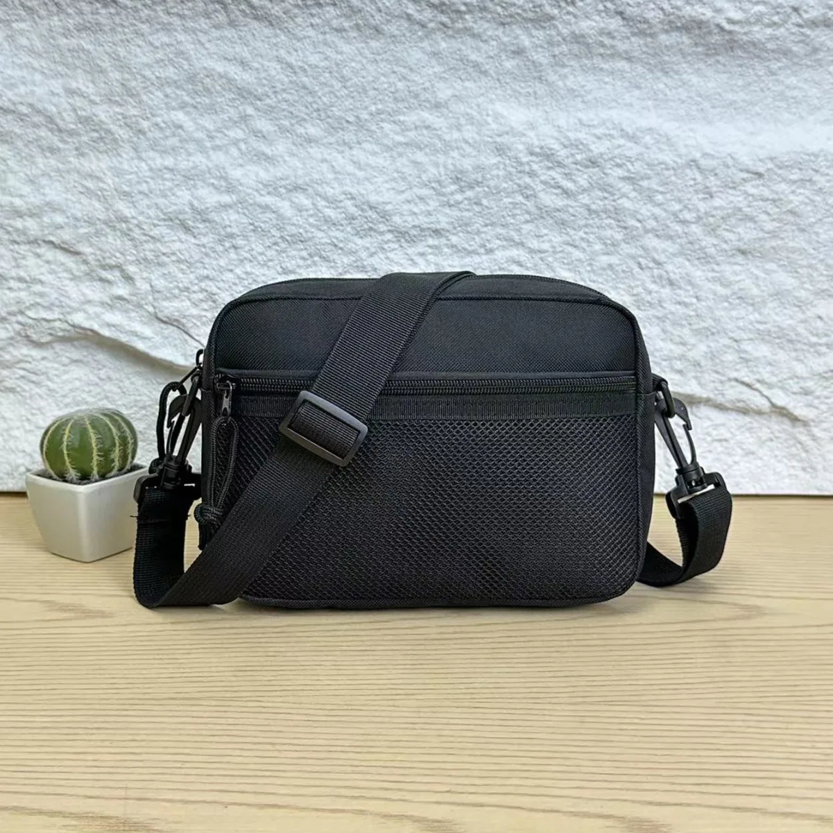 Large Capacity Shoulder Bag Fashion Crossbody Bag Men'S And Women'S Portable Casual Canvas Mobile Phone Small Body Bag