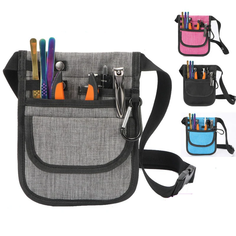 

Utility Hip Bag Tool Belt Bag Organizer Pouch Multi Compartment Storage Nurse Fanny Pack for Stethoscopes Care Supplies Wipes