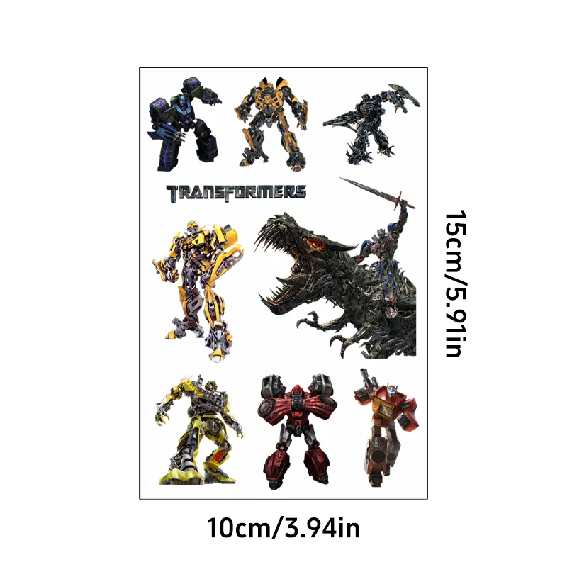 Stylish Transformers Crystal Sticker Easy Peel UV DTF Decal For 16oz Libbey Cups Multipurpose Decor For Smartphone Glass