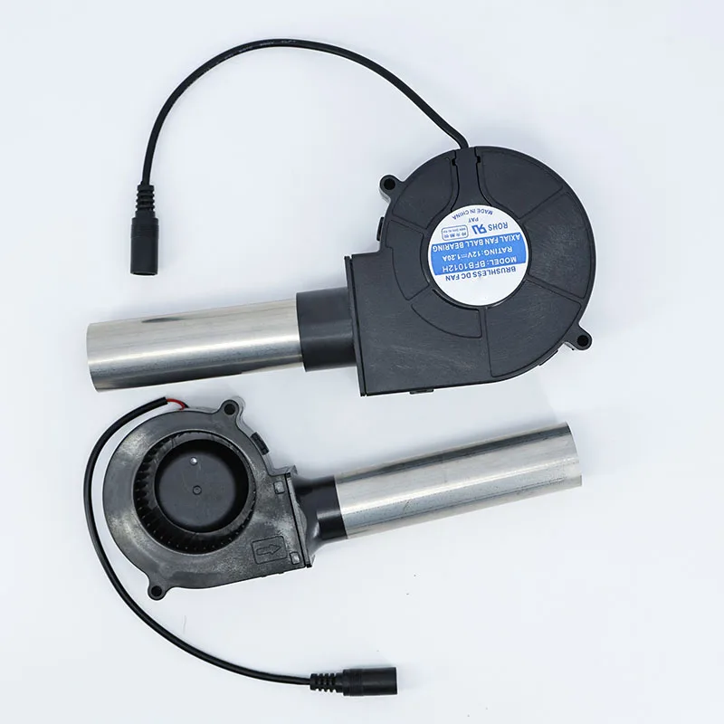 7533 9730 220V Kipas BBQ Mesin Ledakan Blower Kecil dengan Alat Memasak Kecepatan Dapat Disesuaikan Pengumpul Udara Steker US/EU Barbekyu Genggam