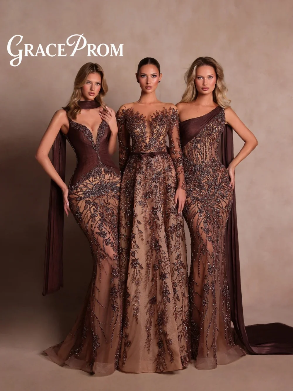 

Luxurious Choker Detail Evening Dress 2026 Intricate Bead Embroidery Glamorous Formal Gown Beaded Party Gown فساتين سهرة