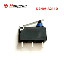 2PCS D2HW-A211D sealed waterproof dust button travel limit micro switch D2HW car door lock G303 3 feet With handle