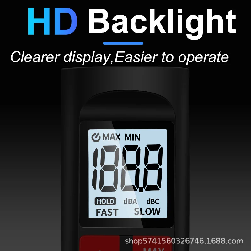 Alat Ukur Tingkat Kebisingan Rumah Presisi Tinggi DY38, Pengukur Desibel dengan Garansi 1 Tahun DY-38