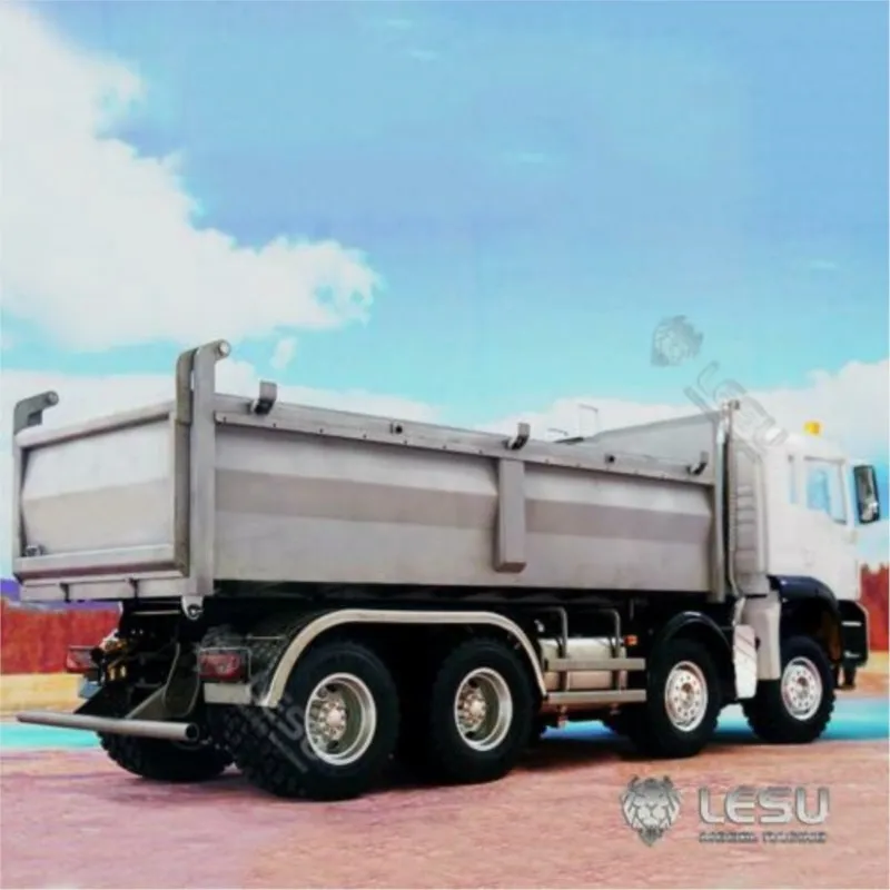 8*8 LESU 1/14 油圧式RCダンプトラック メタル組立シャーシ TGS ティッパー ダンパー ライトサウンド ESC モデル玩具 TH17916