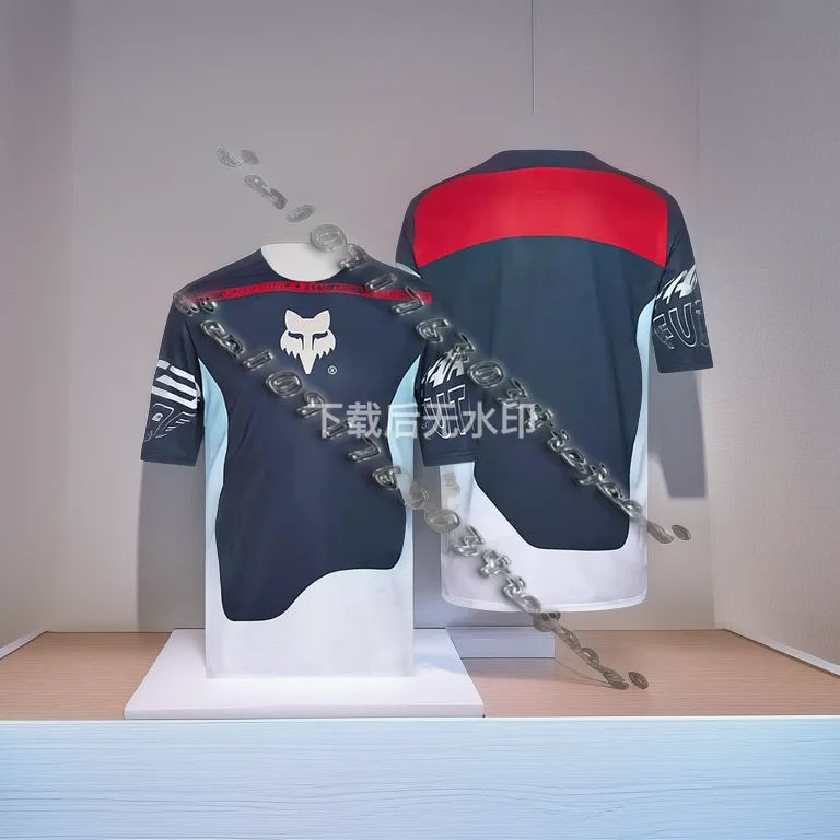 

2025 latest cycling mountain suit T-shirt printed breathable and comfortable adult outdoor sports MOTO suit short sleeves