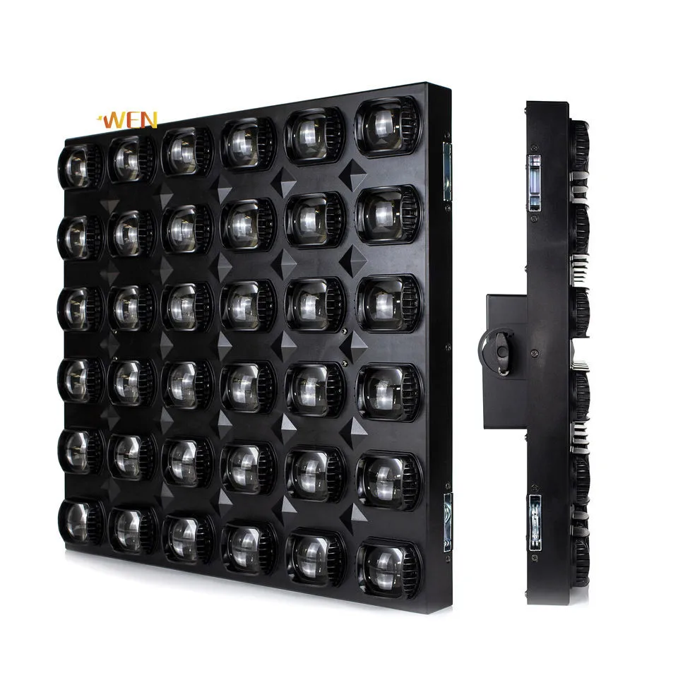 DMX LED Beam Lights com cores, luzes de discoteca, RGB, 4in 1, LED Pixel Matrix, CW-L3615, 36PCs
