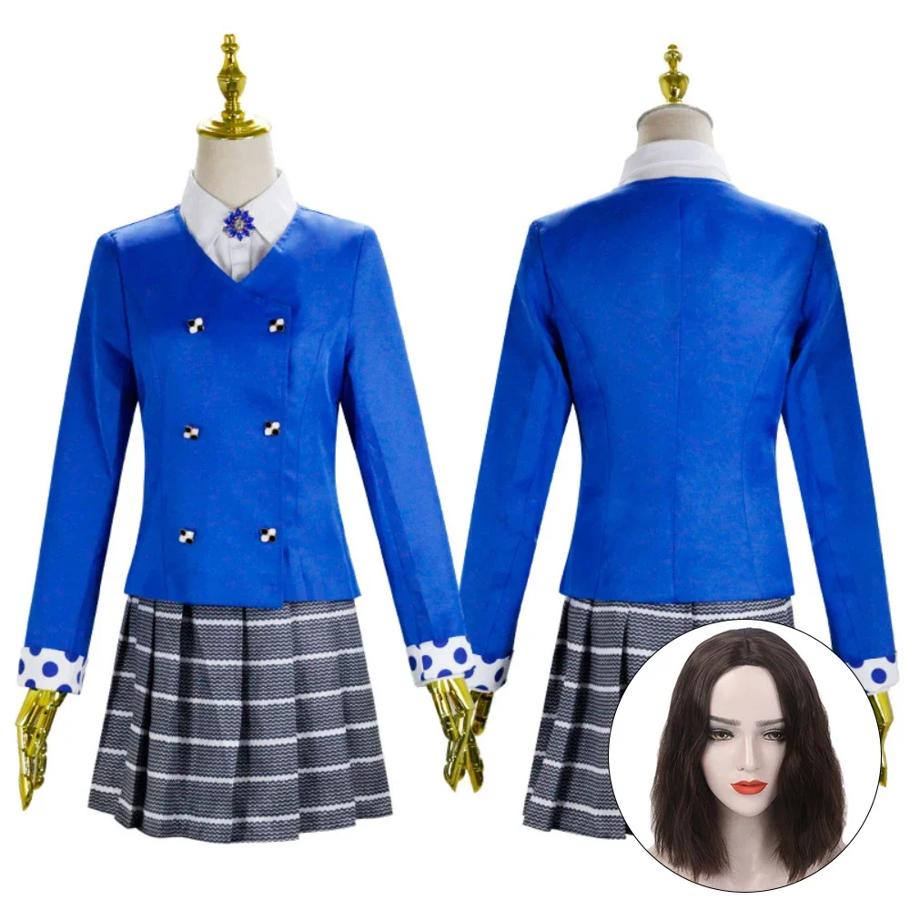 

Movie Heathers The Musical Veronica Sawyer Cosplay Costume Full Sets Uniform for Women Halloween Carnival Party Clothes Roleplay