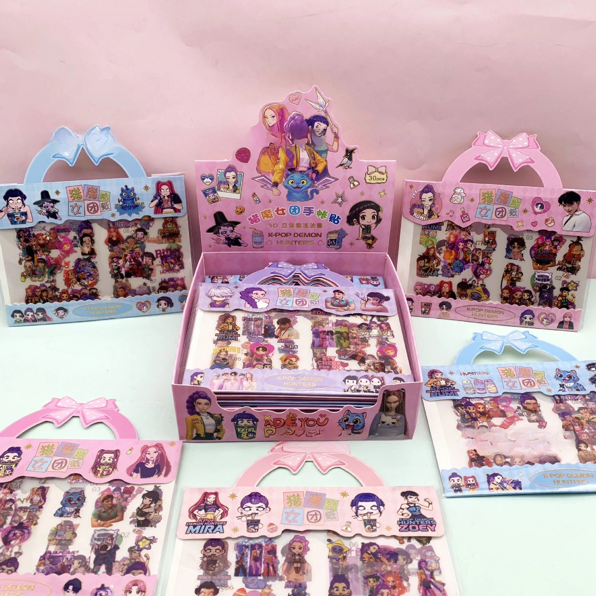 

Hot Selling K-POP Witch Hunting Group Portable Stickers Cartoon High-value Student Diy Handbook Material Decoration Stickers