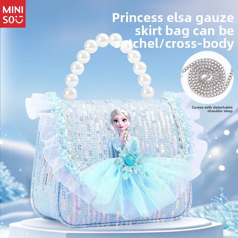 Disney Kids Elsa Crossbody Bag 2025 | Girls' Mini Handbag, Chic Princess Style
