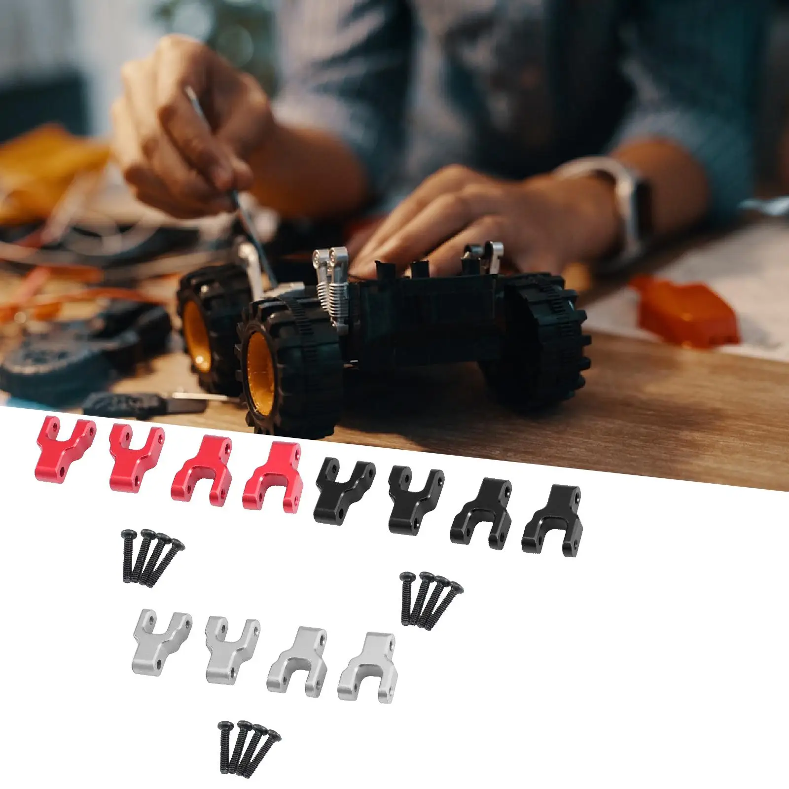 

RC Car Front Rear Shock Hoops Practical Stable Replaces RC Car Parts