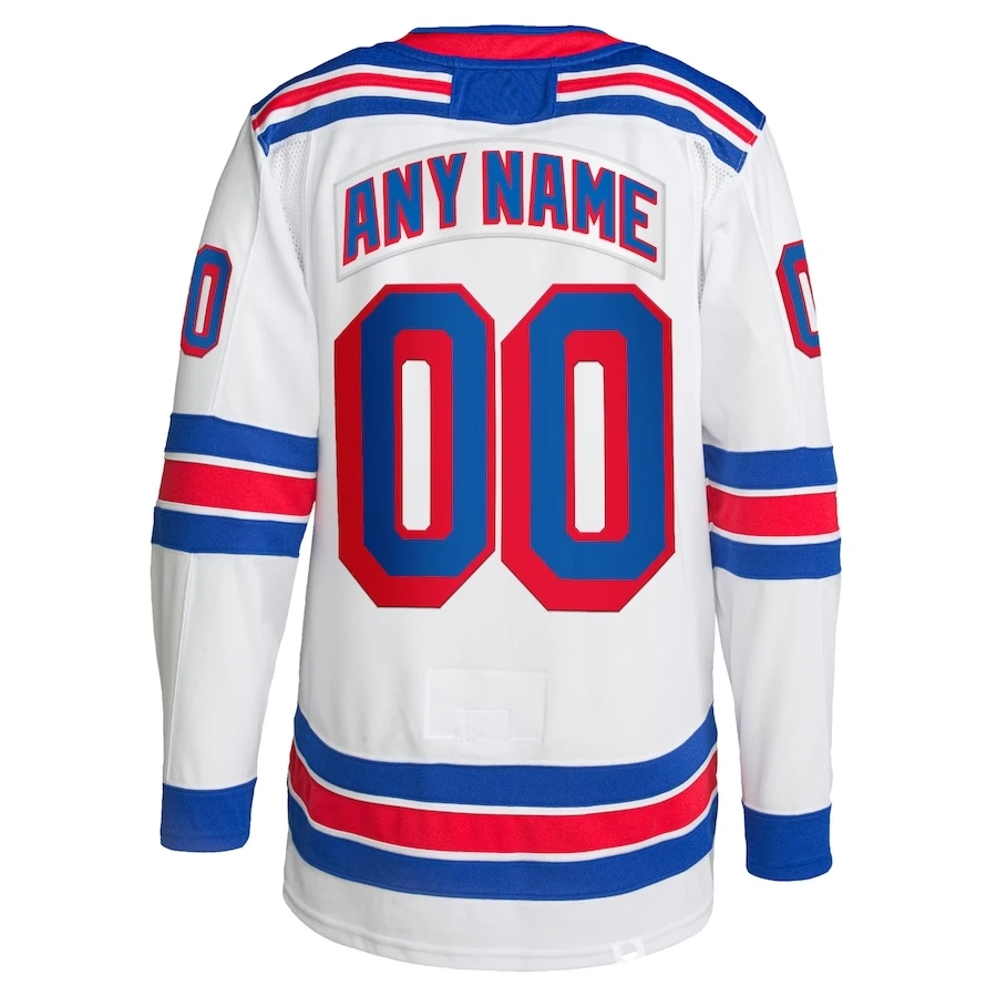 Maillot de hockey sur glace pour homme et femme, uniforme de hockey de New York, personnalisé et cousu