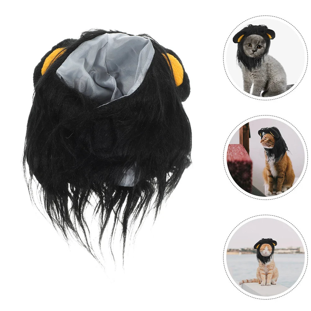 Gorro para gato y mascota, gorro de Cosplay Adorable y portátil ligero para Halloween, foto de fiesta, disfraz para mascota, gorro para cachorro, gorro para gato de Halloween