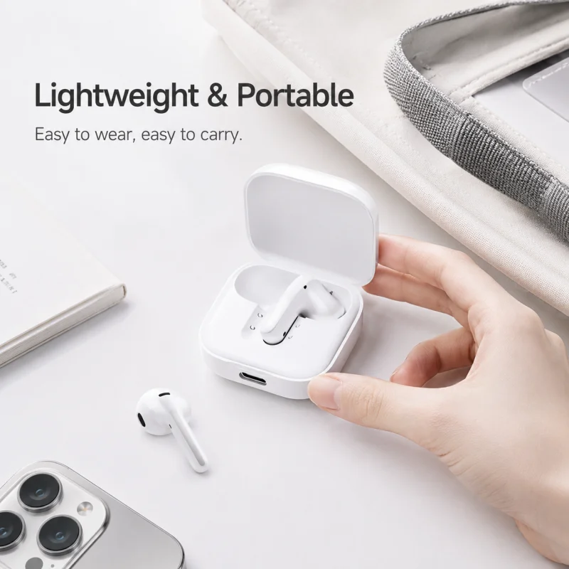 Original Xiaomi Air 4 SE Wireless Bluetooth Earbuds 30H Battery Life Dual-Mic Clear Call Semi-in-Ear TWS Earphones Type-C Chargi