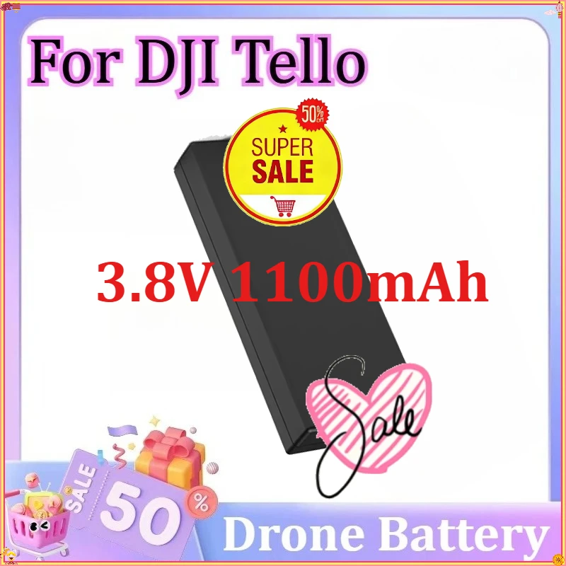 

For DJI Tello Flight Battery for Tello Drone Accessories 3.8V 1100mAh Drone Battery