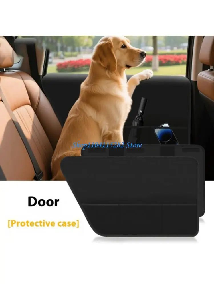 

Waterproof Vehicle Door Protector For Pet Quilted Design Car Door Protector