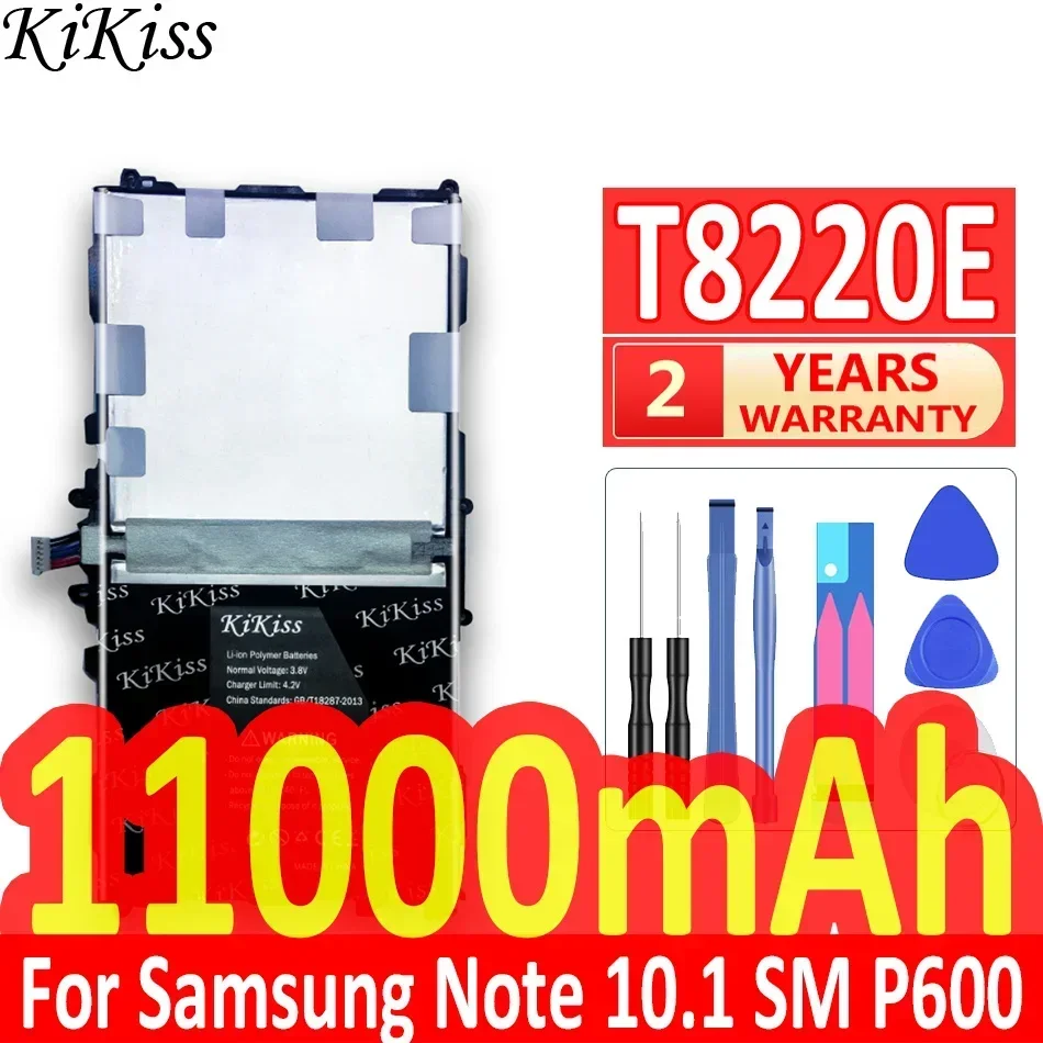 KiKiss Battery For Samsung Galaxy Note 10 5G 10 Plus X 10.1 Tab 2 10Plus Tab2 GT N8000 N8010 N8020 P7500 SM P600 P601 P605 P607