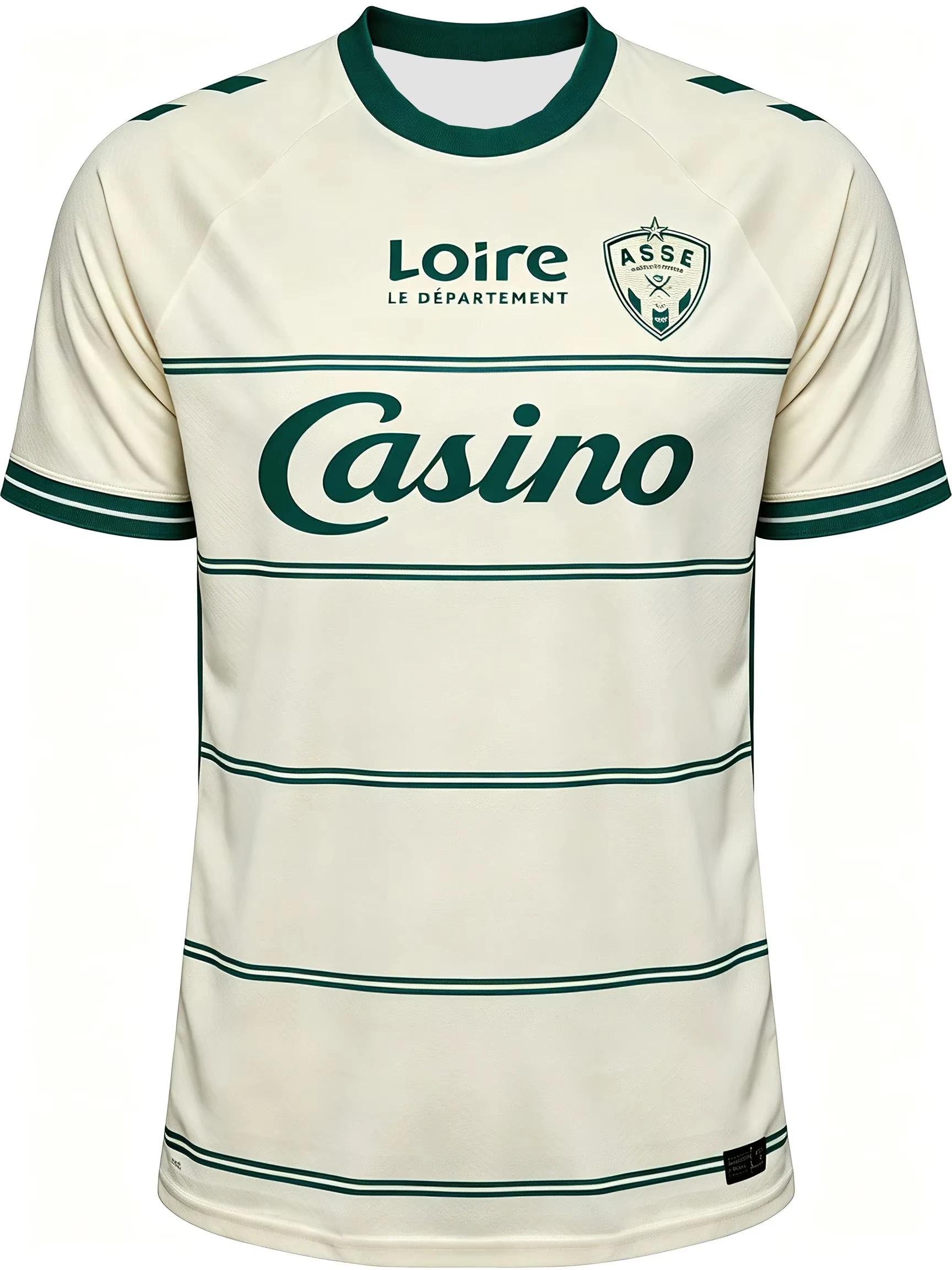 2026 Saint Etienne 3D Printed Football Jersey Men's Summer Quick Drying Short Sleeved T-shirt Family Matching Clothing