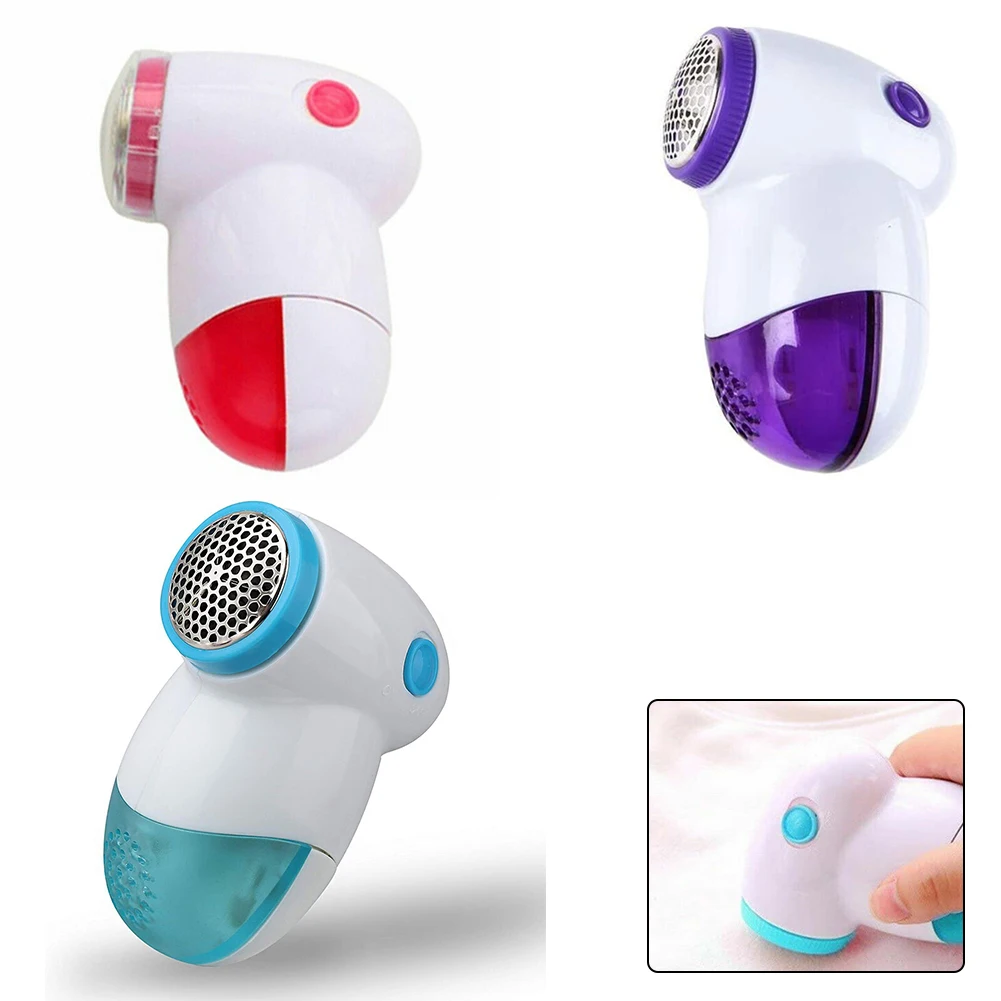 Electric Lint Remover Clothes Bobble Fluff Fabric Shaver Debobbler Battery Operated Sweater Fluff Cleaning Home Portable Trimmer