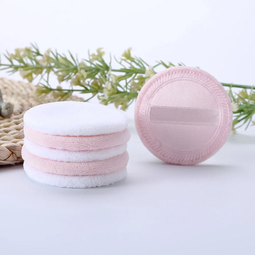 

10pcs With Silk Ribbon Premium Foundation Blending Sponge For Smooth Application Travel Essential Foundation Makeup Powder Puff