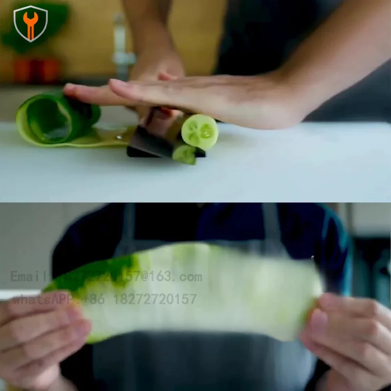 Melon and fruit ultra-thin slicing aid kitchen worker