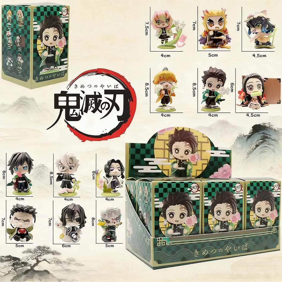 

Фигурка из аниме «Истребитель демонов»: Танджиро Камадо, Нэзуко — коллекционная модель-сюрприз в подарочной коробке, креативный персонализированный статуэтка-украшение