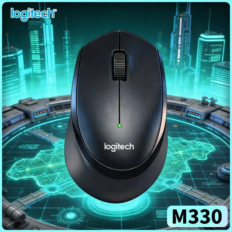 Natural Wrist Logitech M330 Silent Wireless Mouse Ergonomic Housing For Continuous Home Office Desktop Operation