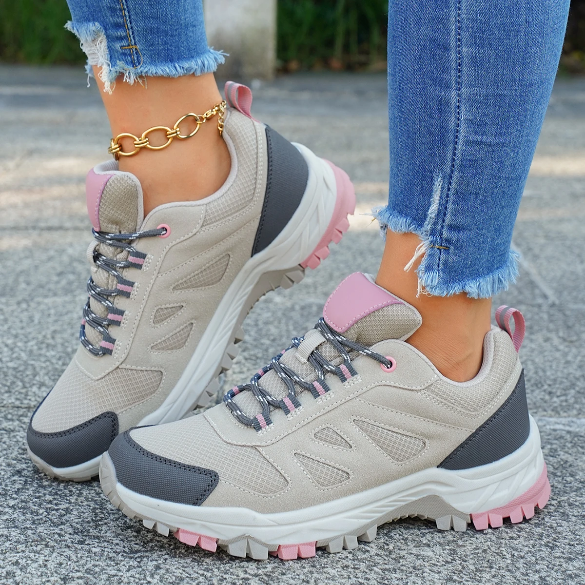 

New Men Hiking Shoes Trekking Walking Hunting Sneakers Outdoor Trainer Climbing Tactical Wear-resistant Non-slip Sports Shoes