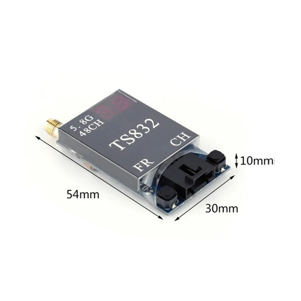 Transmissor TS832 48CH 5.8G 600mw 5km AV sem fio para FPV Multicopter Quadricóptero RC