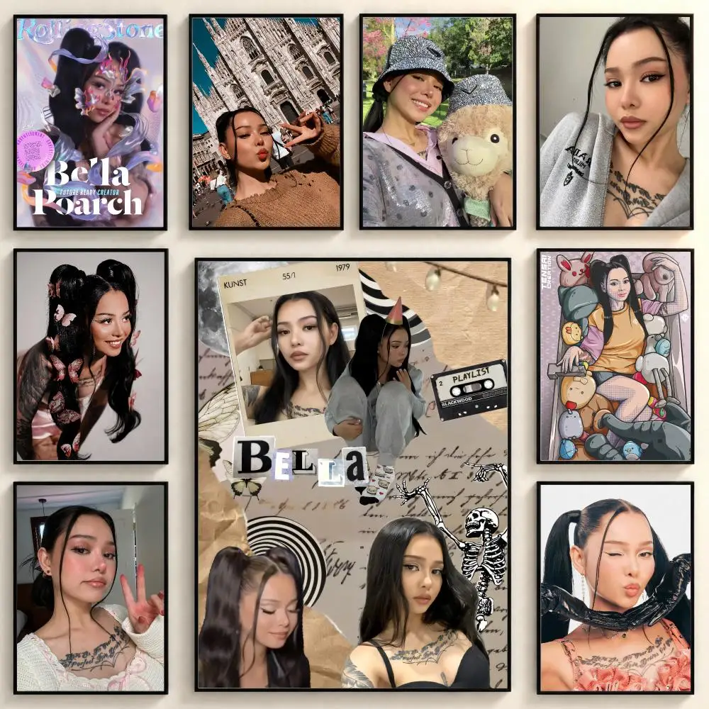 Trendy Charismatic Artist B-Bella Poarch Poster Peel And Stick PP Series HD Frameless Wall Indoor Decor Gift