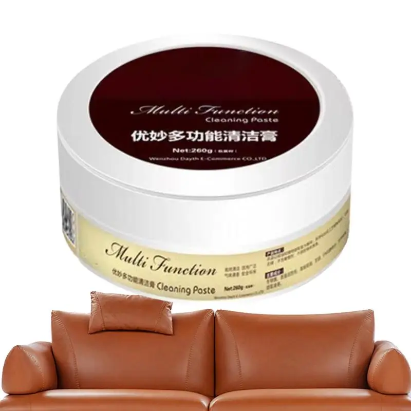 

Крем для ухода за кожей Очистка кожи автомобиля Натуральное удаление пятен Многофункциональный очиститель-крем Восстанавливающий цвет Очиститель кожи Powerf