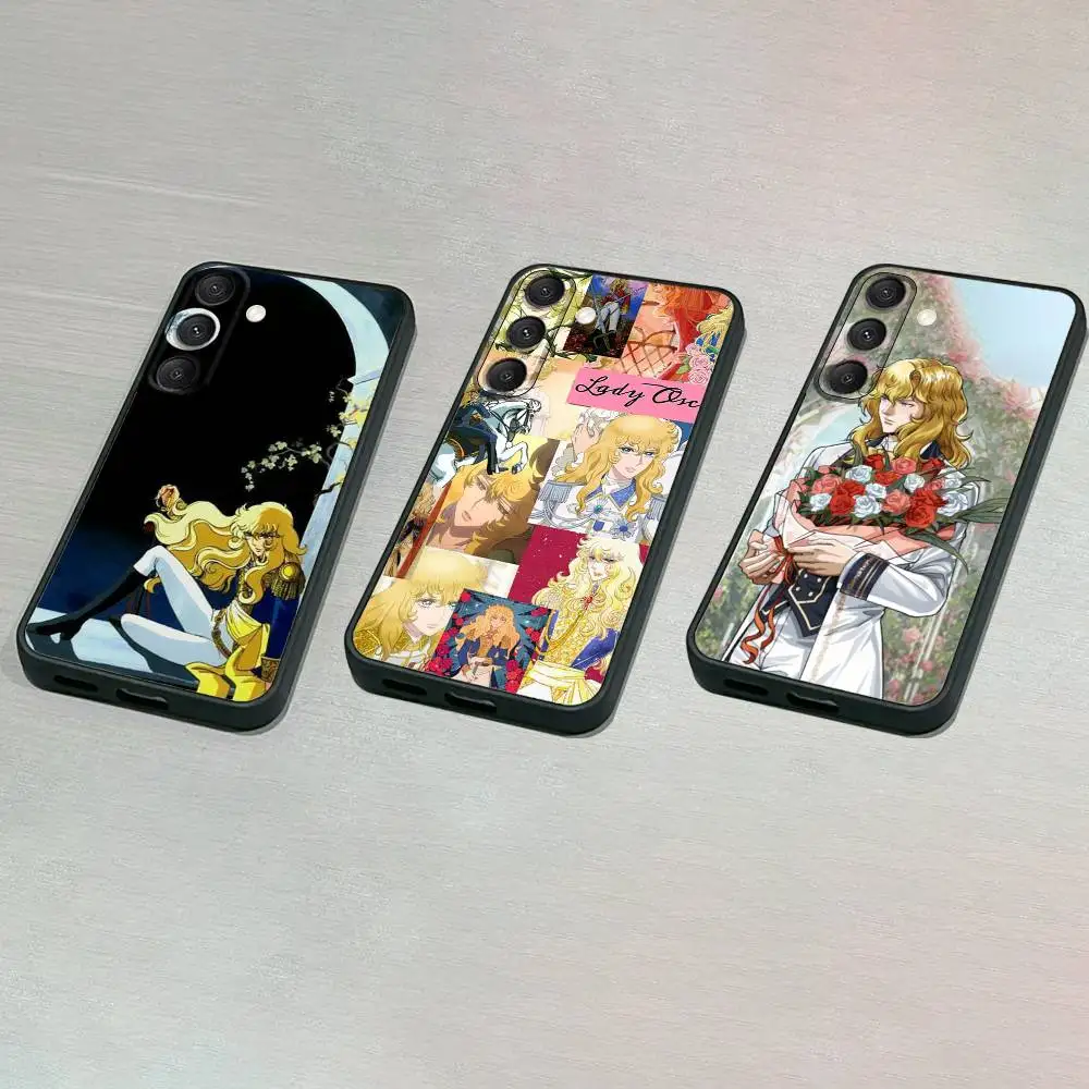 

Rose Of V-Versailles Oscar Phone Case For Samsung S25,S24,S23,S22,S21,S20,S10,Ultra,Plus,Lite,FE,Soft Silicone Black Cover