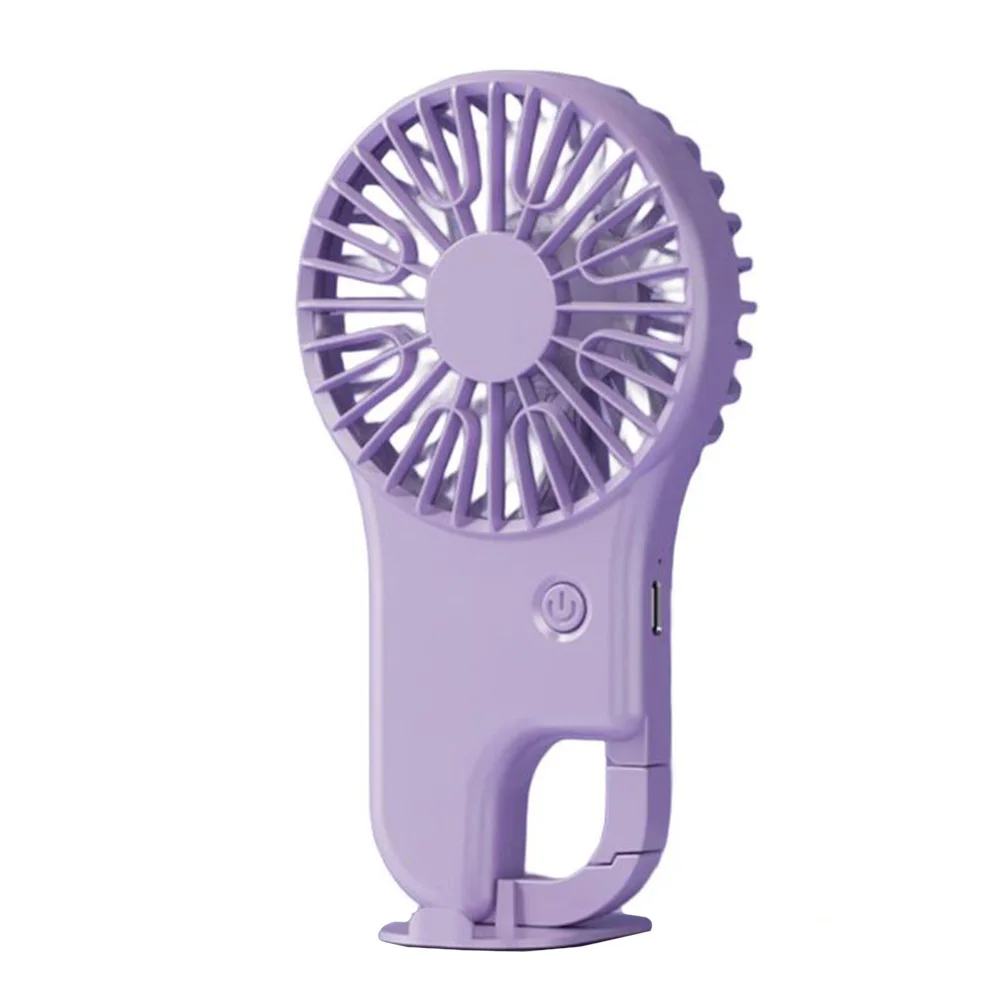 Hot Days Stuffy Environments White Portable Handheld Fan Compact Pocket Fan Powerful Airflow Travel Accessories