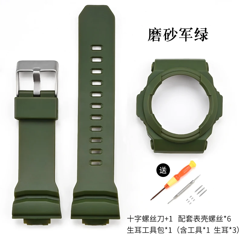 Boîtier de Bracelet de montre pour Casio G-SHOCK GA-150 GA-300 GA-310 GLX-150, bande de caoutchouc en résine spéciale, accessoires de coque de protection